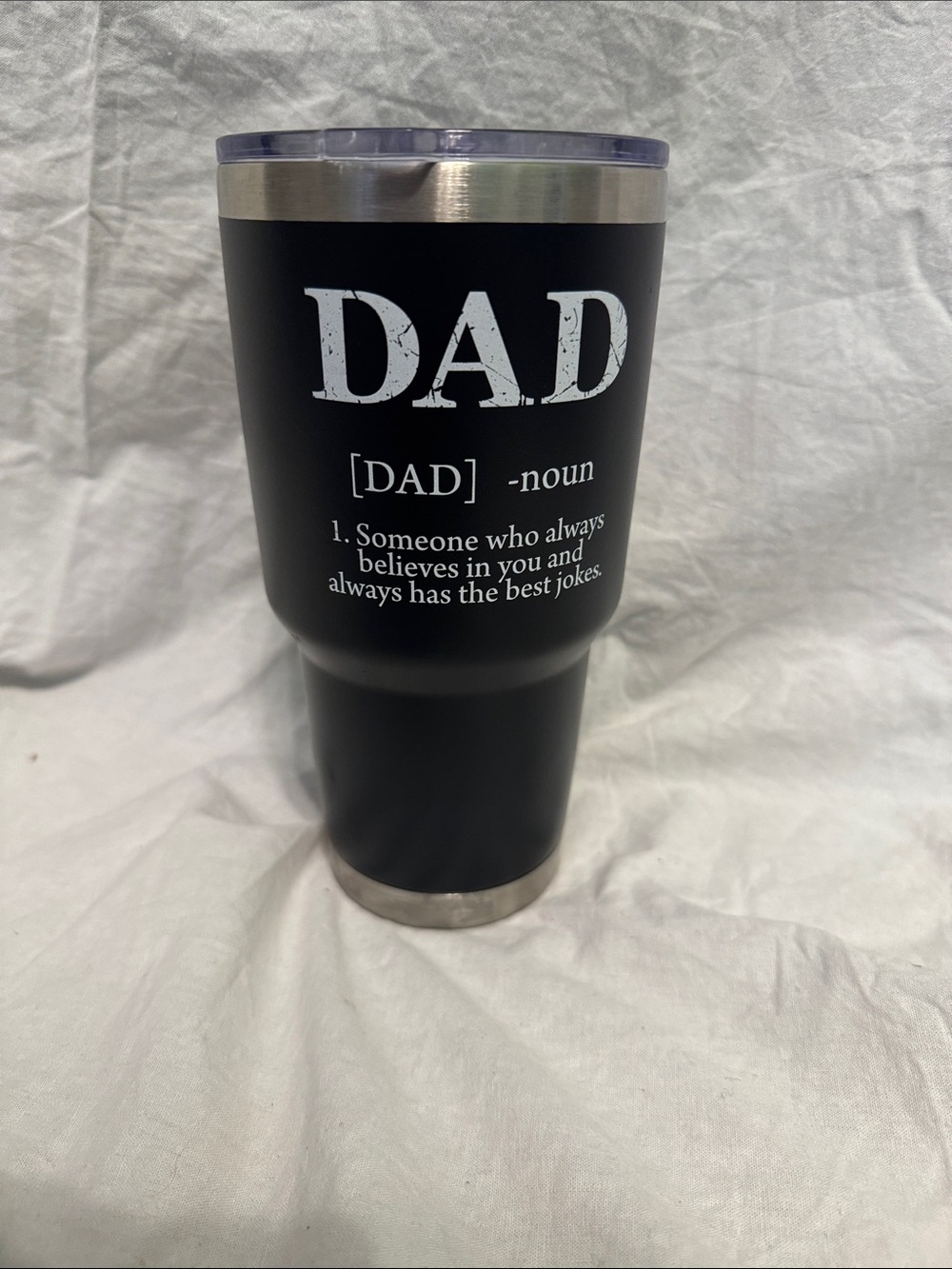 Grunt Style Black "DAD" Definition Tumbler